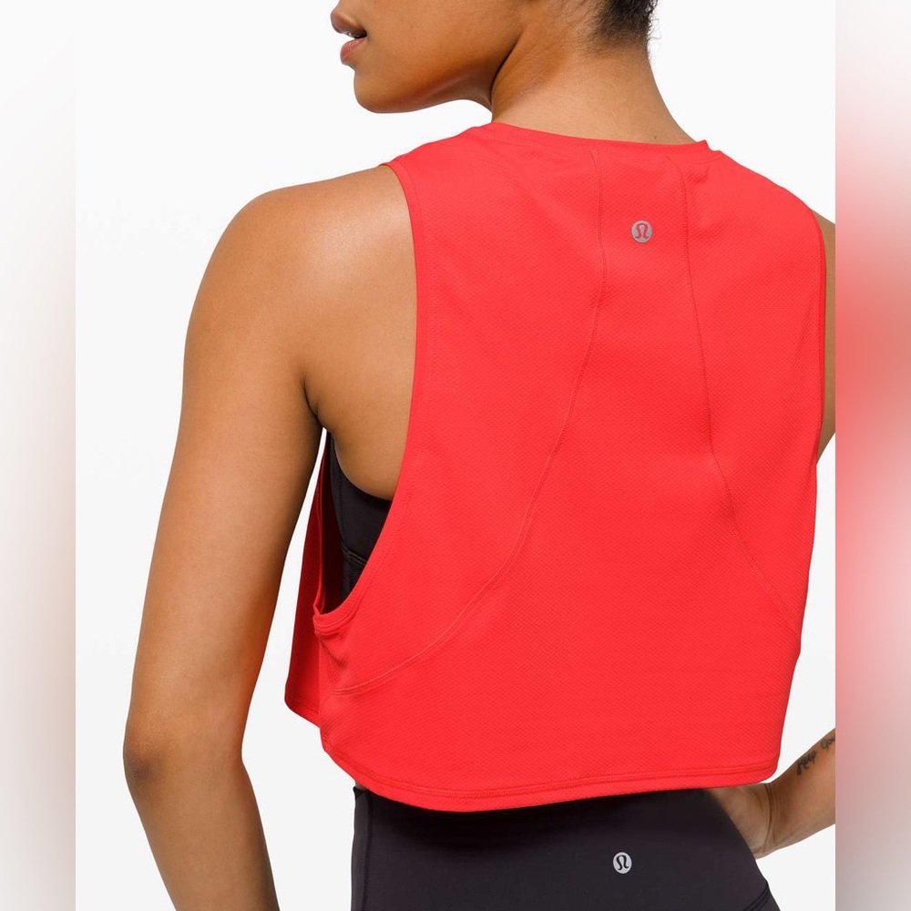 NEW Lululemon Muscle Love Crop Tank Tough Activewear Gym Workout Running Yoga